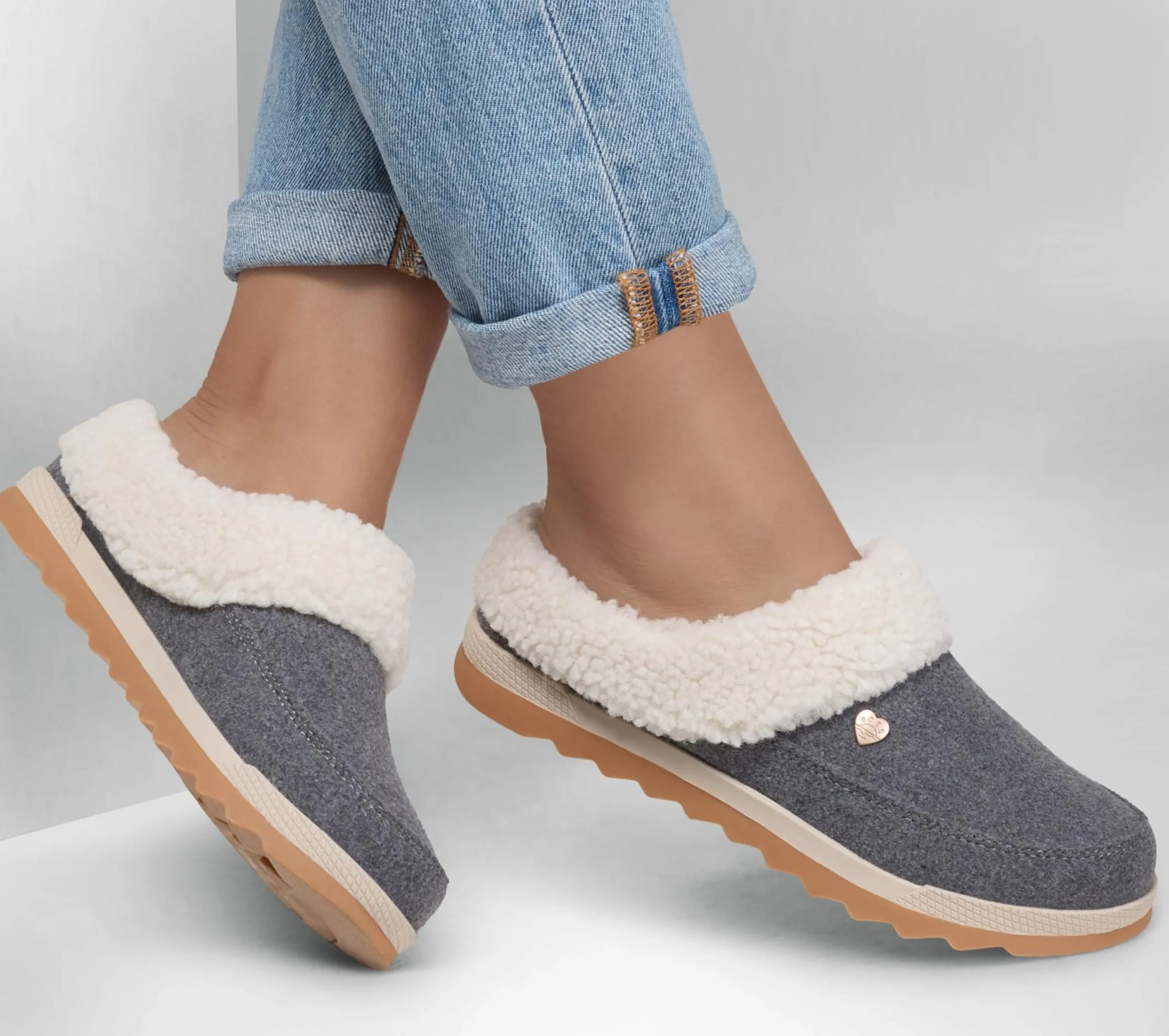 bobs_cozy_chill__light_do_1.webp SKECHERS BOBS Cozy Chill - Light Downtime CINZENTO New