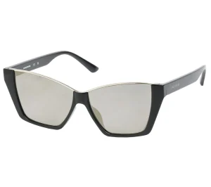 SKECHERS Cat Eye Sunglasses PRETO / DOURADO Fashion