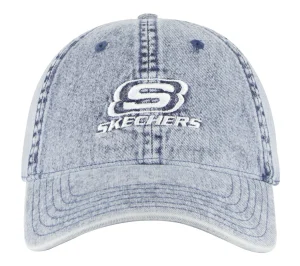 SKECHERS Embroidered Hat DENIM Cheap