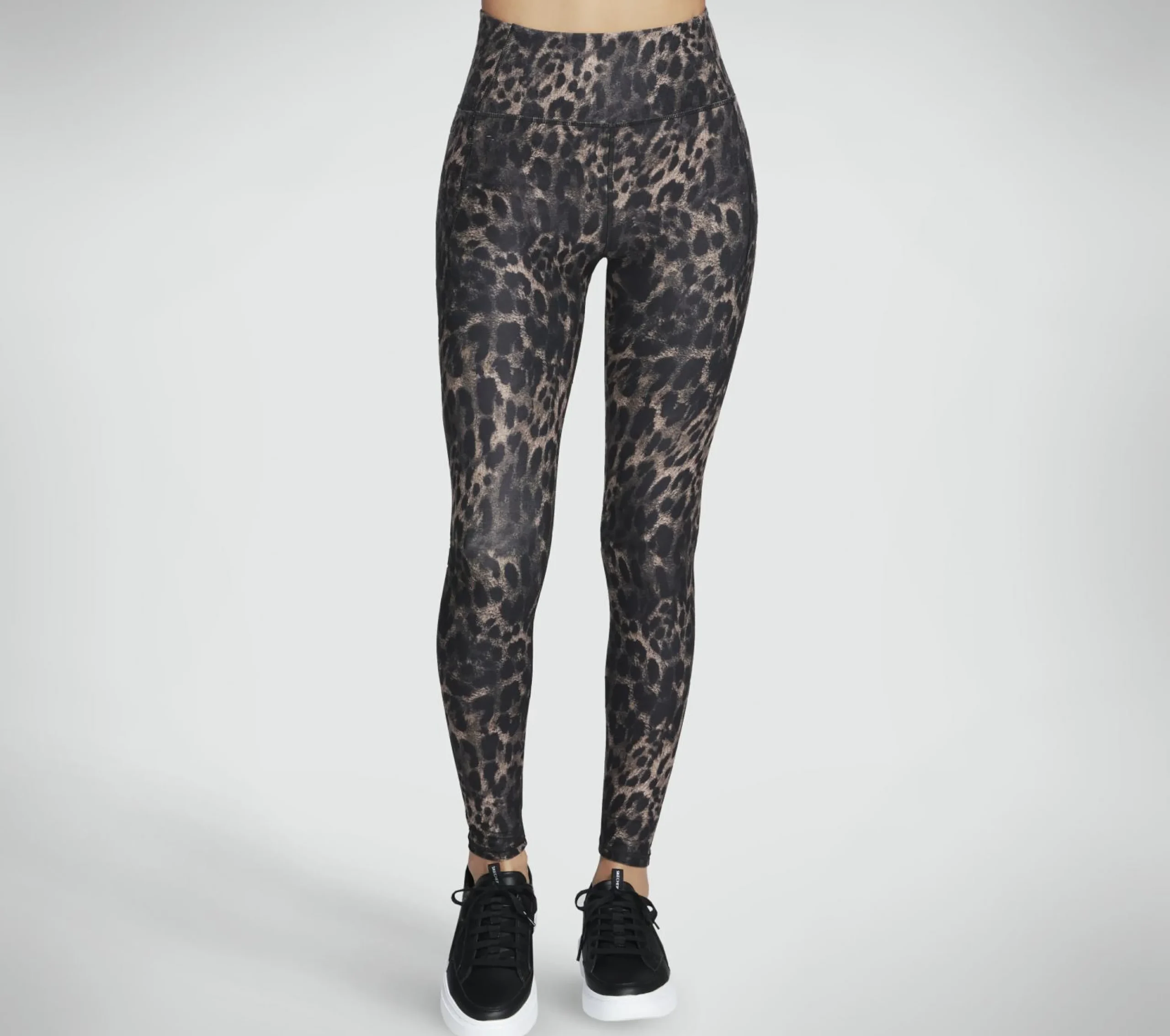 diamond_brushed_cheetah_h_0.webp SKECHERS Diamond Brushed Cheetah High Waisted Legging NATURAL / TAUPE Clearance