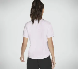 SKECHERS Diamond Wash Hatha V-Neck Pocket Tee ROXO / LAVANDA Store