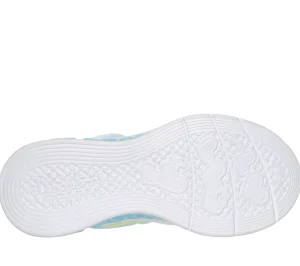 SKECHERS Flutter Heart Lights - Groovy Swirl BRANCO / MULTICOR Discount