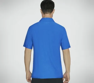 SKECHERS GO DRI All Day Polo AZUL / VERDE Sale