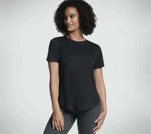 SKECHERS GO DRI Swift Tunic Tee PRETO Hot