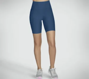 SKECHERS GO FLEX Rib HW 8 Inch Bike Short VERDEAZULADO / NAVY Discount