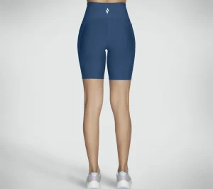 SKECHERS GO FLEX Rib HW 8 Inch Bike Short VERDEAZULADO / NAVY Discount