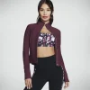 SKECHERS GO FLEX Rib Jacket BORDÔ / ROSA Store