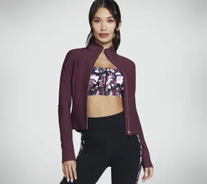 SKECHERS GO FLEX Rib Jacket BORDÔ / ROSA Store