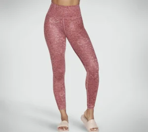 SKECHERS GO SCULPT HW Leopard Legging MAUVE / PURPLE Best