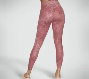 SKECHERS GO SCULPT HW Leopard Legging MAUVE / PURPLE Best