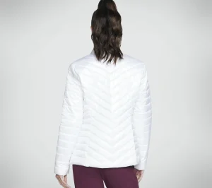 SKECHERS GO SHIELD Shine Jacket BRANCO New