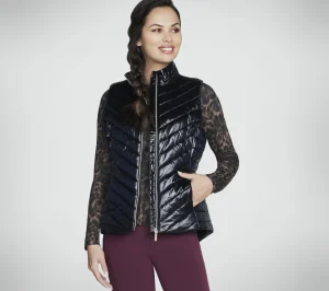 SKECHERS GO SHIELD Shine Vest PRETO Best