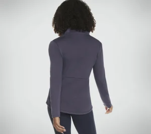 SKECHERS GO SNUGGLE Jacket ROXO / CARVÃO Store