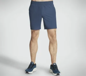 SKECHERS GO STRETCH Ultra 7 Inch Short CARVÃO / NAVY Fashion