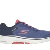 SKECHERS GO WALK 7 - Cosmic Waves NAVY / CORAL Hot