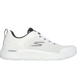 SKECHERS GO WALK Flex - Independent BRANCO / NAVY Sale
