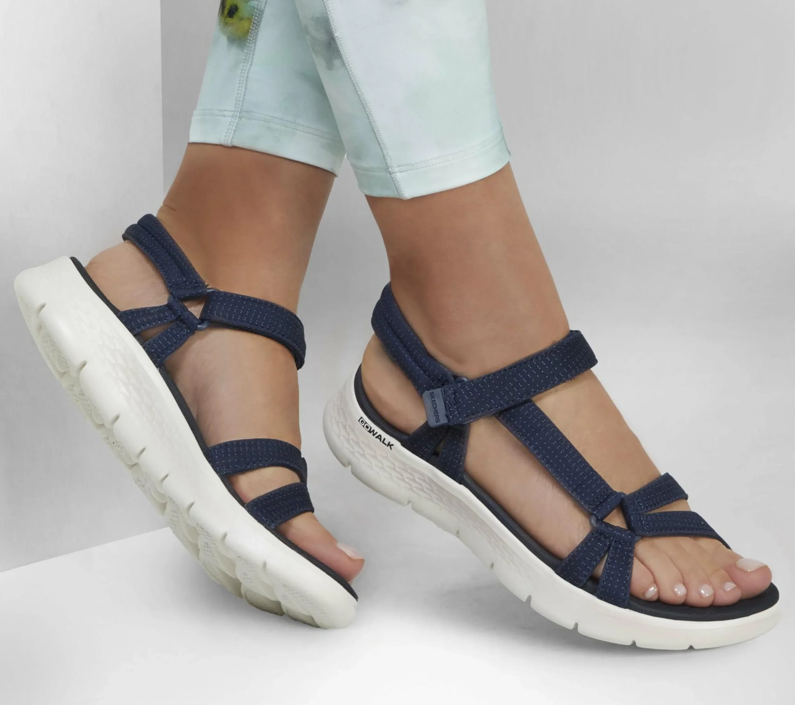 go_walk_flex_sandal__subl_1.webp SKECHERS GO WALK Flex Sandal - Sublime NAVY Discount