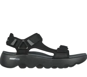 SKECHERS GO WALK Massage Fit Sandal PRETO / CINZENTO Store