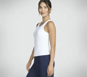 SKECHERS GO WALK Shelf Bra Tank BRANCO New
