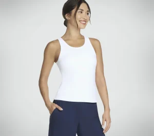 SKECHERS GO WALK Shelf Bra Tank BRANCO New