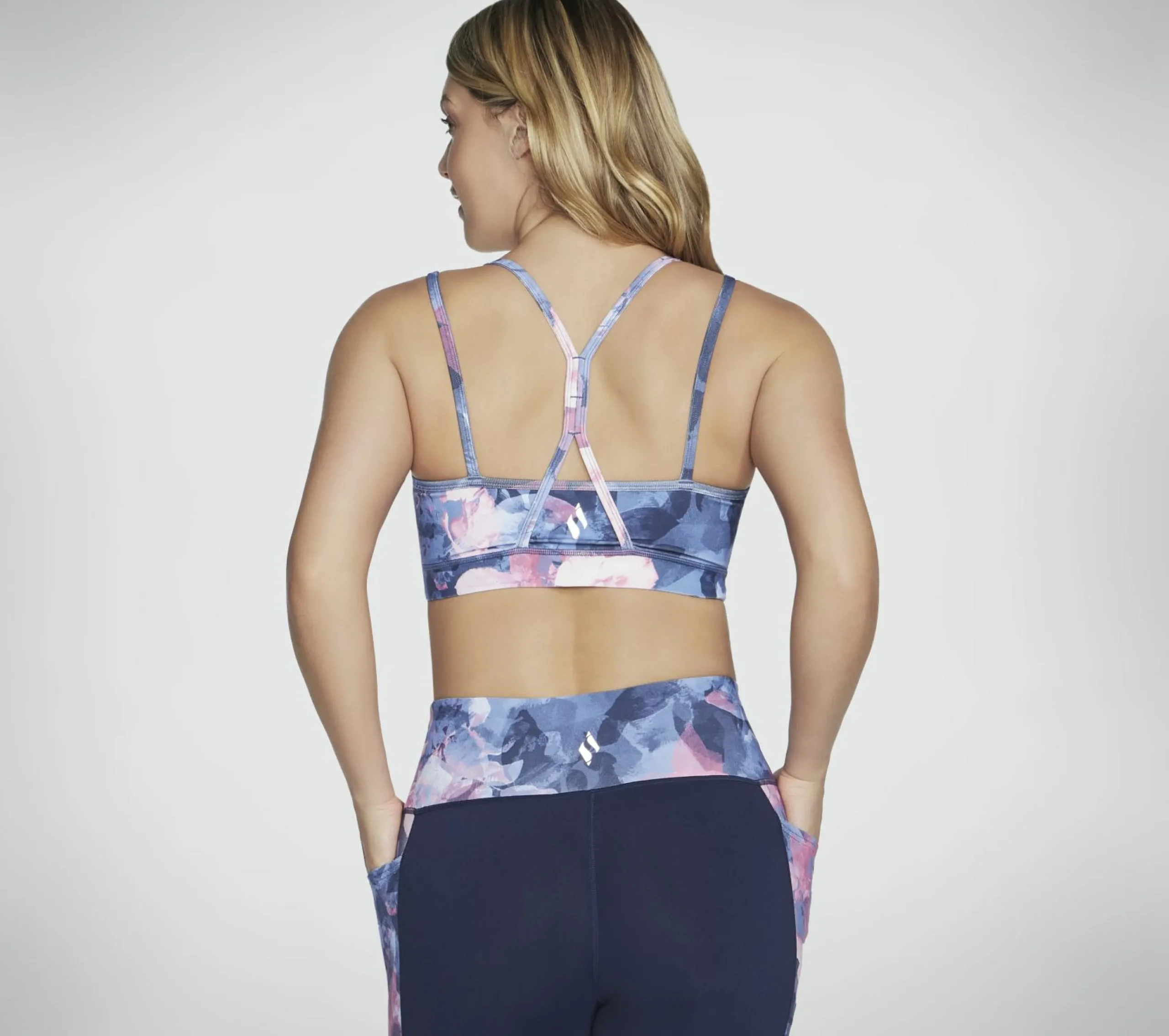 go_walk_summer_rose_bra_1.webp SKECHERS GO WALK Summer Rose Bra NAVY / ROSA CHOQUE Shop