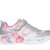SKECHERS Infinite Heart Lights - Color Lovin PRATEADO / MULTICOR New