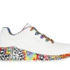 SKECHERS Jen Stark: Uno - Mini Drip BRANCO / MULTICOR Store