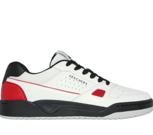 SKECHERS Koopa Court - Tiebreak BRANCO / PRETO / VERMELHO Sale