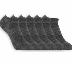 SKECHERS Low Cut Half Terry Socks - 6 Pack CINZENTO Online