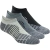 SKECHERS Low Cut PolyNylon Performance Socks - 3 Pack CINZENTO Cheap