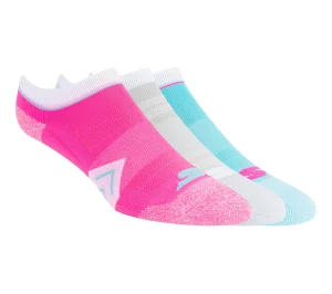 SKECHERS Marled Cushion Liner Socks - 3 Pack ROSA Best Sale
