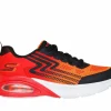 SKECHERS Microspec Max Advance - Vadieno PRETO / VERMELHO Clearance