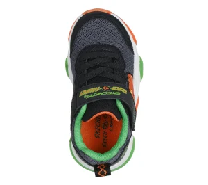 SKECHERS Mighty Glow 2.0 - Dino-Bolt PRETO / LARANJA Cheap