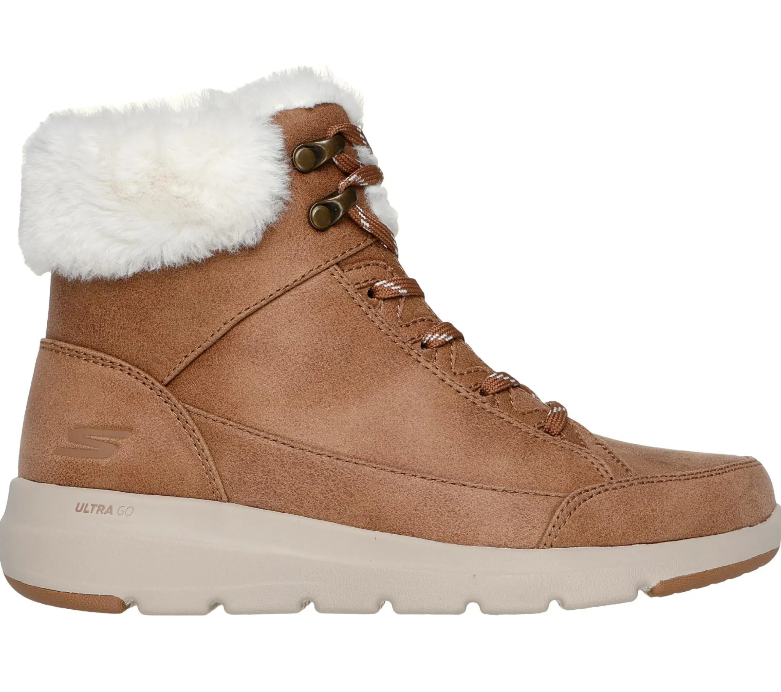 onthego_glacial_ultra__co_0.webp SKECHERS On-the-GO Glacial Ultra - Cozyly CASTANHO CLARO Fashion
