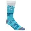 SKECHERS 1 Pack Beach Waves Crew Sock AZUL New