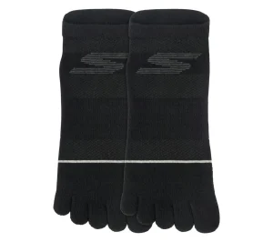 SKECHERS 2 Pack Low Cut Toe Socks PRETO Flash Sale