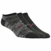 SKECHERS 3 Pack No Show Microfiber Socks PRETO Flash Sale