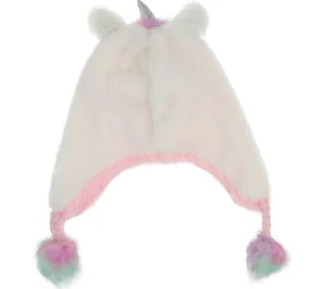 SKECHERS Plush Unicorn Hat Set BRANCO SUJO Cheap