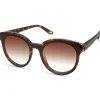 SKECHERS Round Plastic Sunglasses CASTANHO Flash Sale