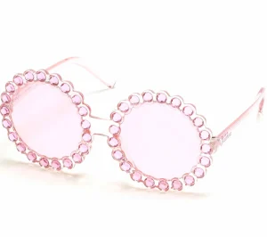 SKECHERS Round Rhinestone Sunglasses ROSA Store