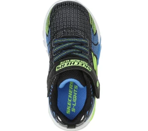 SKECHERS S Lights: Flex-Glow Elite PRETO / LIMA Fashion