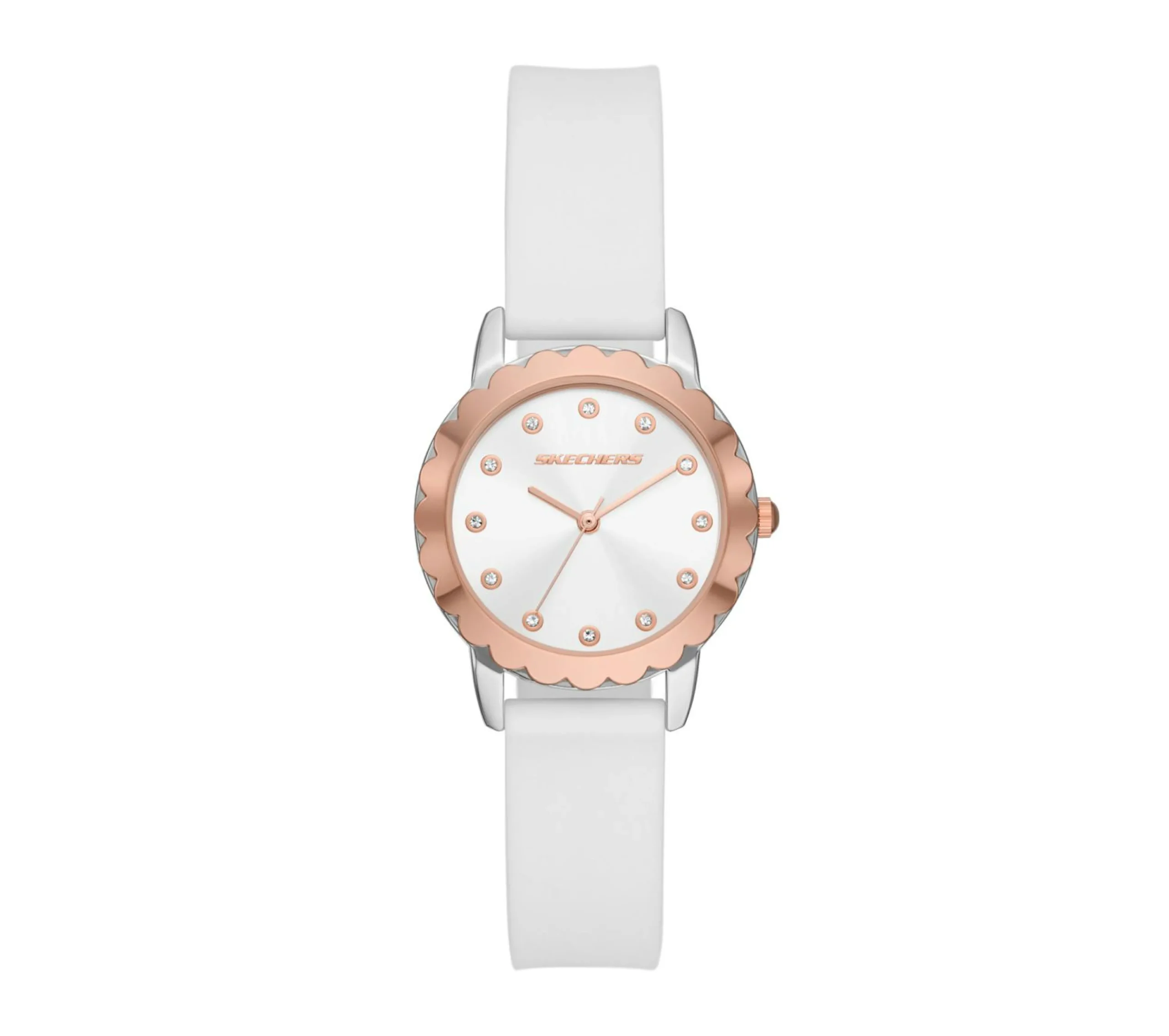 scalloped_bezel_white_wat_0.webp SKECHERS Scalloped Bezel White Watch BRANCO Cheap