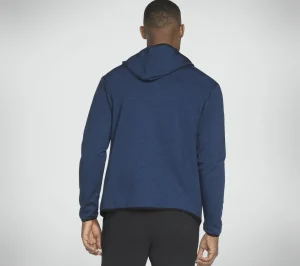 SKECHERS Skech Cloud Thermal Full Zip Hoodie ROYAL Flash Sale