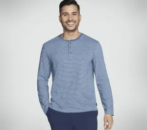 SKECHERS Skech Jersey Henley DENIM Hot