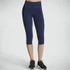 SKECHERS Apparel GO WALK HW Capri NAVY Hot