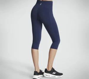 SKECHERS Apparel GO WALK HW Capri NAVY Hot