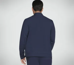 SKECHERS Apparel Hoodless Hoodie ULTRA GO Jacket NAVY Flash Sale