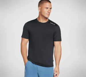 SKECHERS Apparel Skech-Air Tee Shirt PRETO Cheap