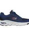 SKECHERS Arch Fit - Charge Back NAVY / VERMELHO Hot