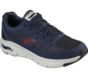 SKECHERS Arch Fit - Charge Back NAVY / VERMELHO Hot